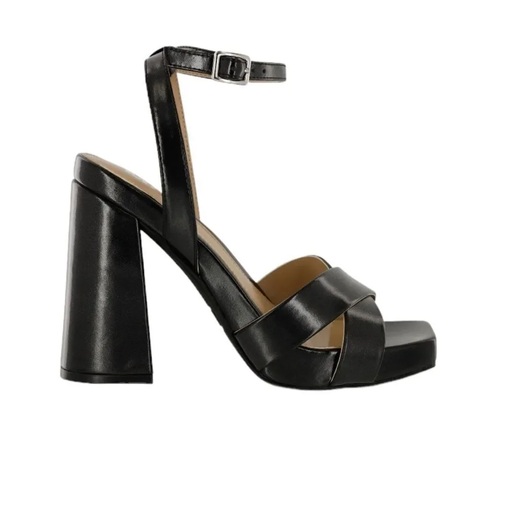 NWT MIA ELOISE BLOCK HEEL SANDAL STRAPS BRAND NEW‎ IN BOX SIZES 9 & 10
